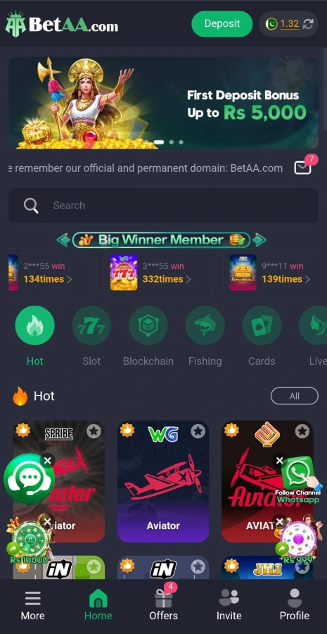 BetAA Game APK – Real Money Earning App in Pakistan
